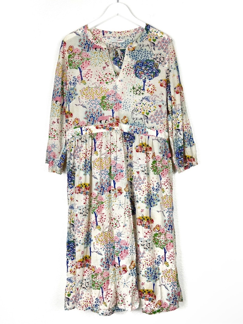 RARE Cath Kidston X Fearne collab Forest Dreams dress whimsy folk Size 14